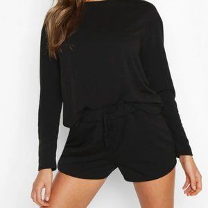 Sweatshirt and Shorts Pajama set